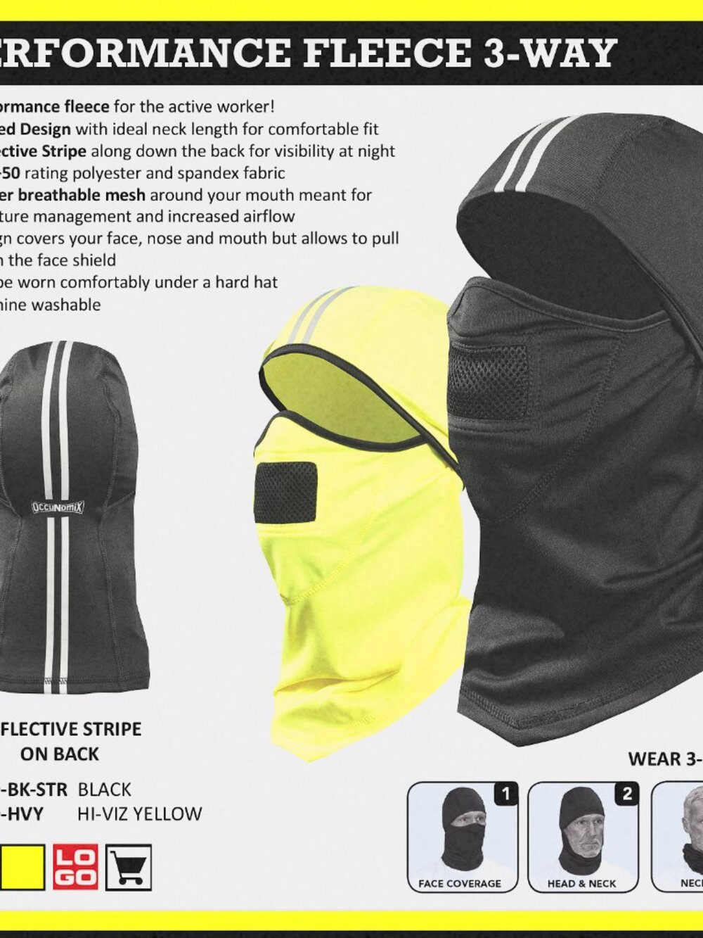 Occunomix Stress Cold Balaclawa, NOS